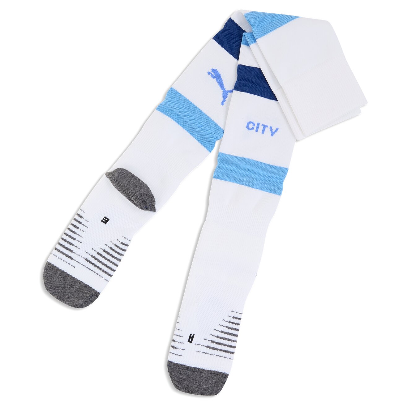 AAA Quality Manchester City 26/27 Third White Soccer Socks